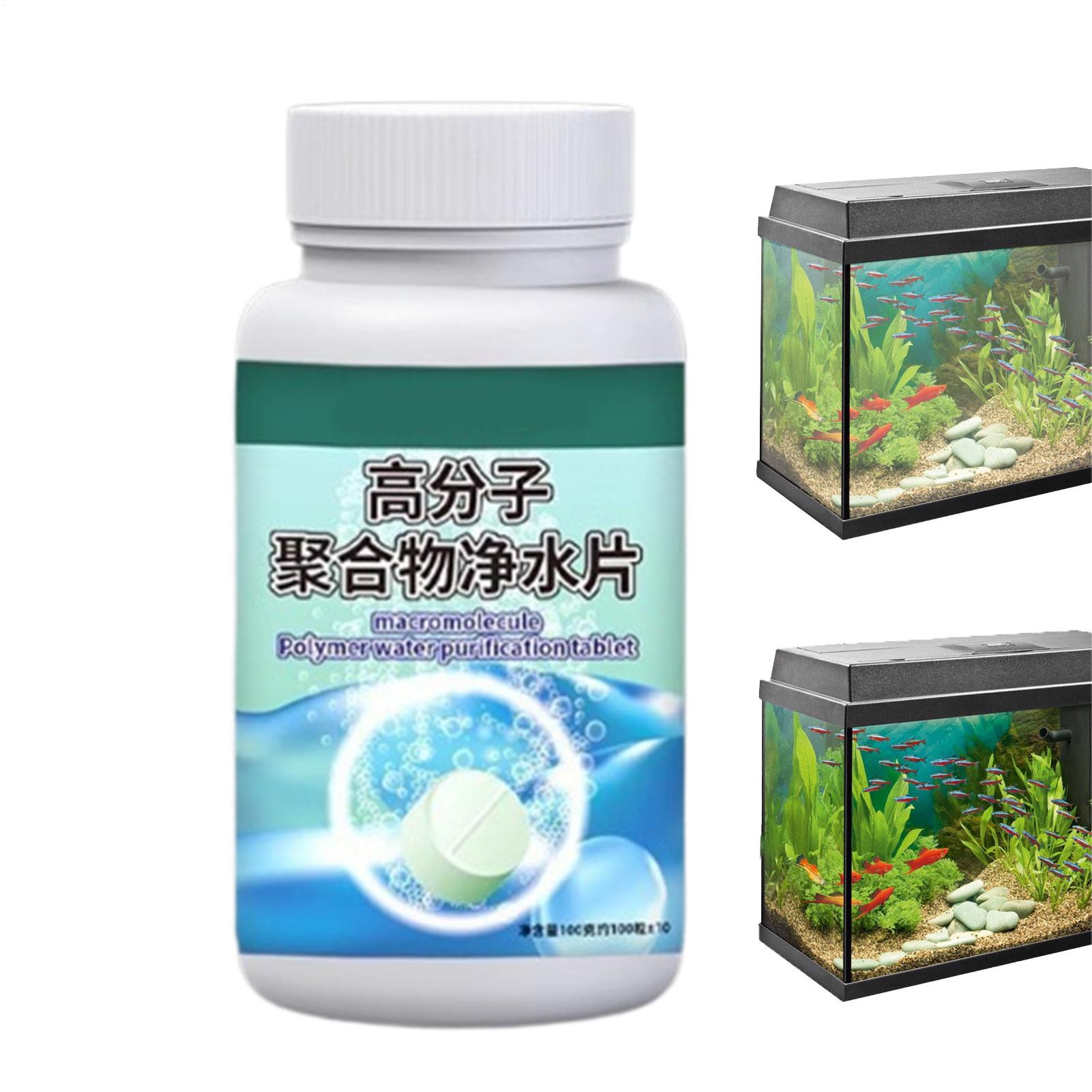 Aquarium Liquid Carbon - Tablettes purifiantes pour aquarium, éliminateur d'algues,