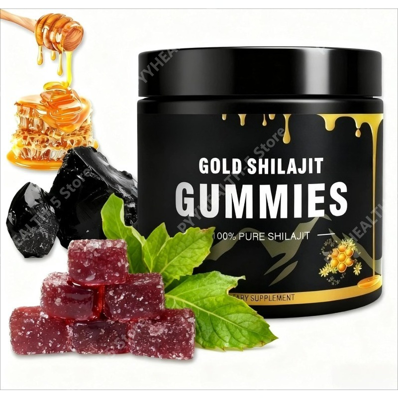 Planted Tank - Gummies de Shilajit saveur miel citron,
