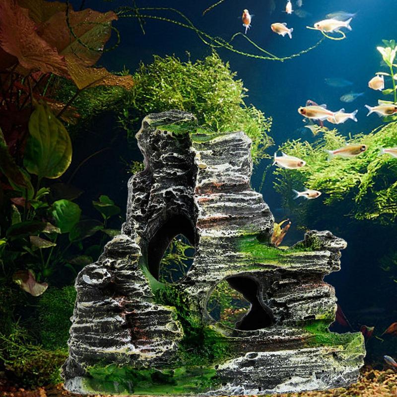 Aquarium Plants Live - Décoration en grès pour aquarium, roches