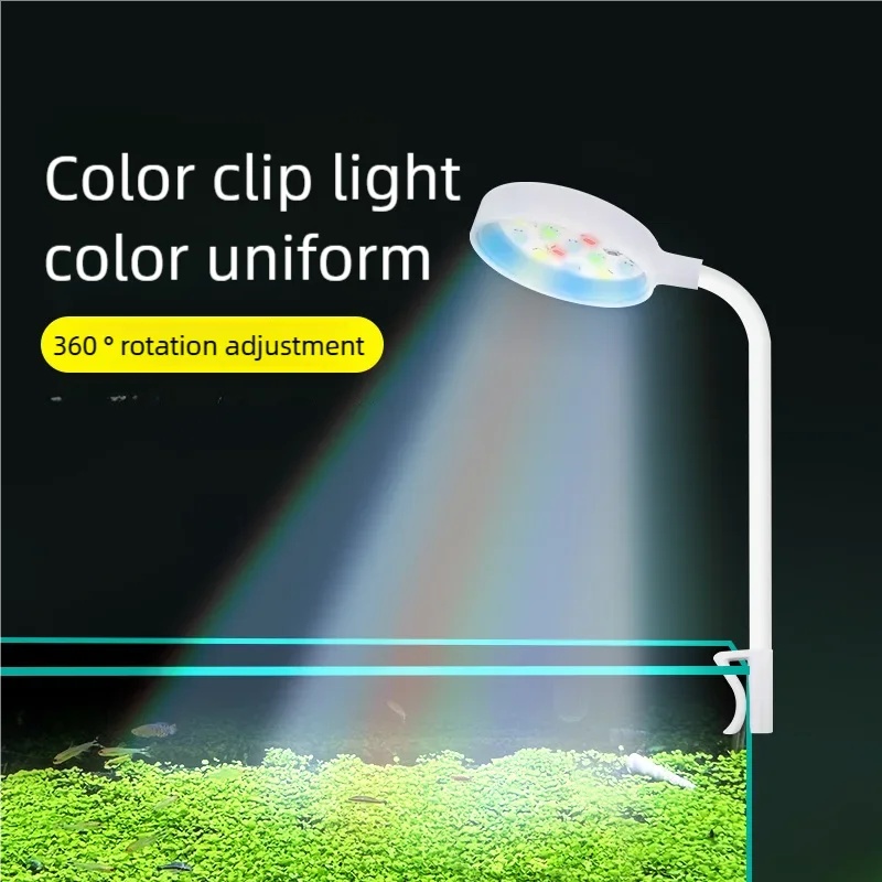 Aquarium Plant Light - Lampe LED 3W à clipser pour