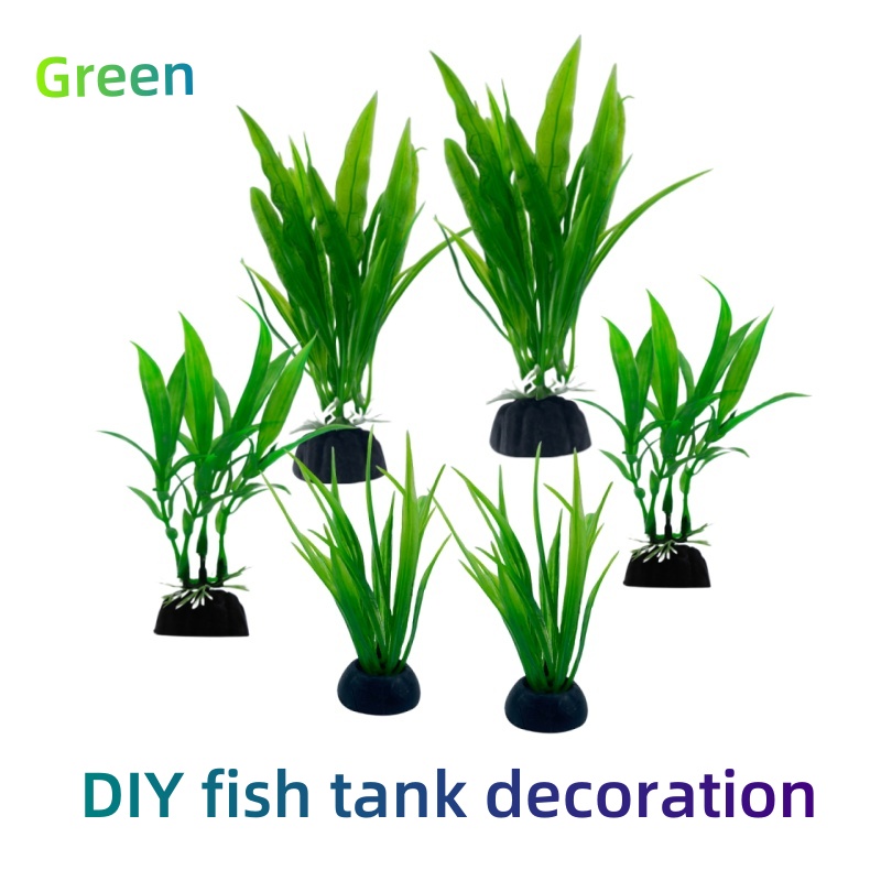 Aquarium Moss - Lot de 6 plantes d'aquarium, décorations