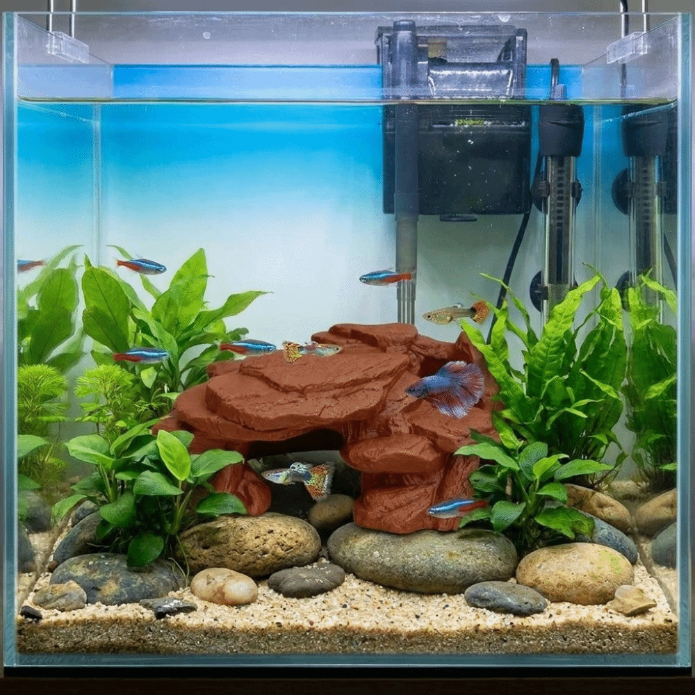 Ornements de rocherie pour aqu - Aquarium Plants Live avis et prix
