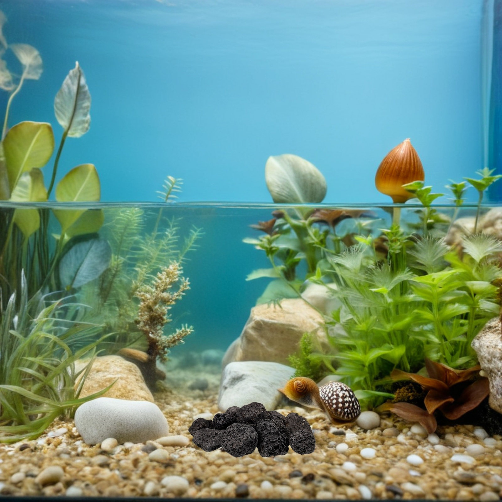 Pierres de lave naturelles pou - Plant Aquarium Pot avis et prix