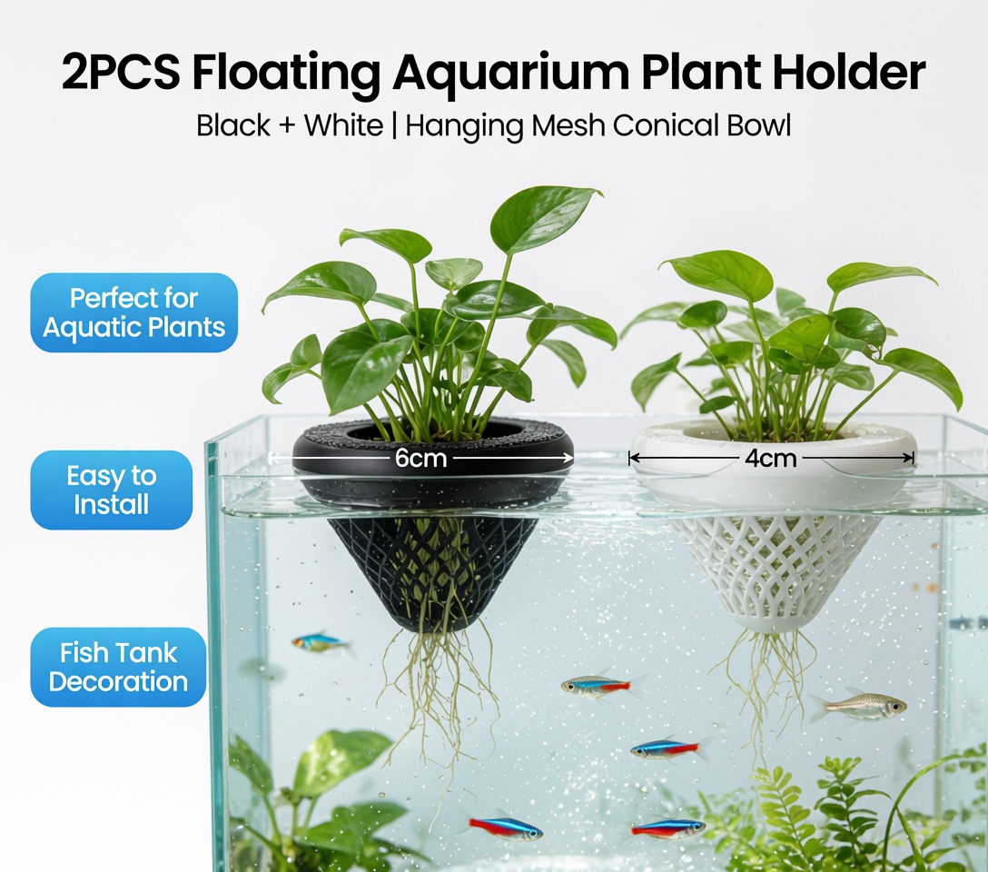 Support flottant pour plantes  - Aquarium Plant Holder avis et prix