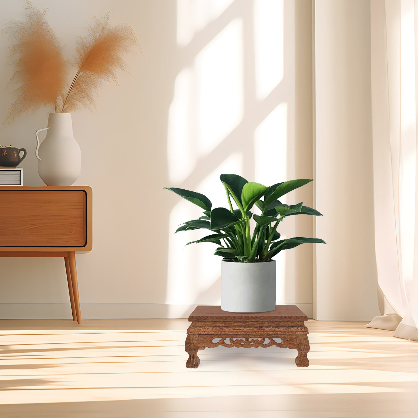 Support en bois pour plantes e - Plant Aquarium Pot avis et prix