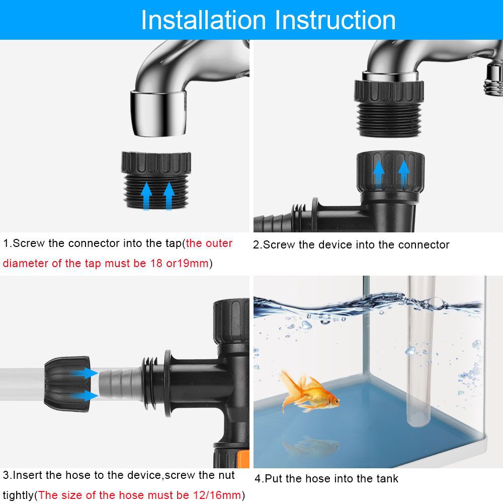 Changeur d'eau d'aquarium sans - Planted Aquarium Cleaning avis et prix